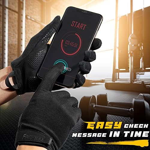 FREETOO Full-Finger Workout Gloves for Men, Padded Gym Gloves with Excellent Grip and Palm Protection - Image 5